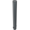 Ornamental bollard | steel tube � 150 mm | Stationary, for casting in concretewith ground anchor
